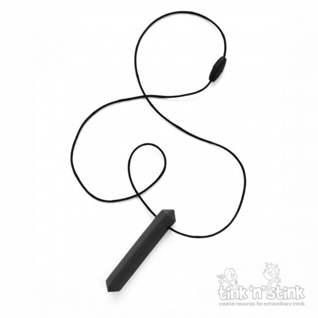 Krypto-Bite™ Chewable Gem Necklace (Black) Xtra Tough image 0